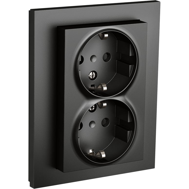 ELKO PLUS DOBBEL REHABSTIKK M/JORD SORT ELKO PLUS DOBBEL REHABSTIKK M/JORD SORT