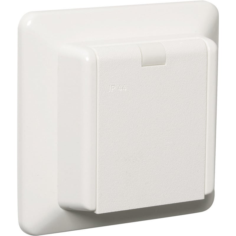 ELKO STIKKONTAKT ENKEL IP44 INNFELT RS16 HVIT ELKO STIKKONTAKT ENKEL IP44 INNFELT RS16 HVIT