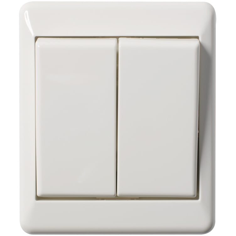 ELKO BRYTER KRONEVENDER RS16/5 PÅVEGG HVIT ELKO BRYTER KRONEVENDER RS16/5 PÅVEGG HVIT