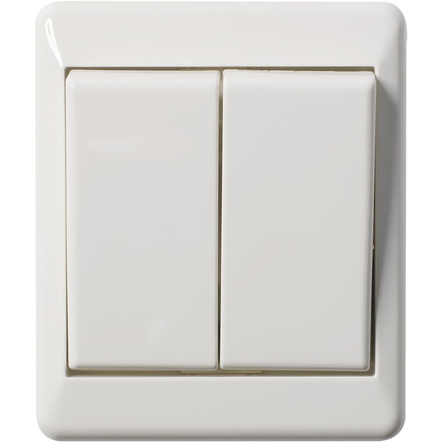 ELKO BRYTER 1-POL DOBBEL ENDEVENDER PÅVEGG RS16/6-6 HVIT ELKO BRYTER 1-POL DOBBEL ENDEVENDER PÅVEGG RS16/6-6 HVIT