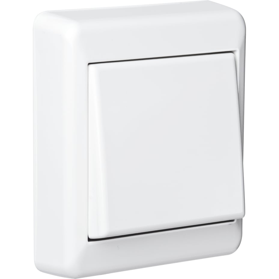 ELKO BRYTER 1-POL PÅVEGG RS16 HVIT ELKO BRYTER 1-POL PÅVEGG RS16 HVIT