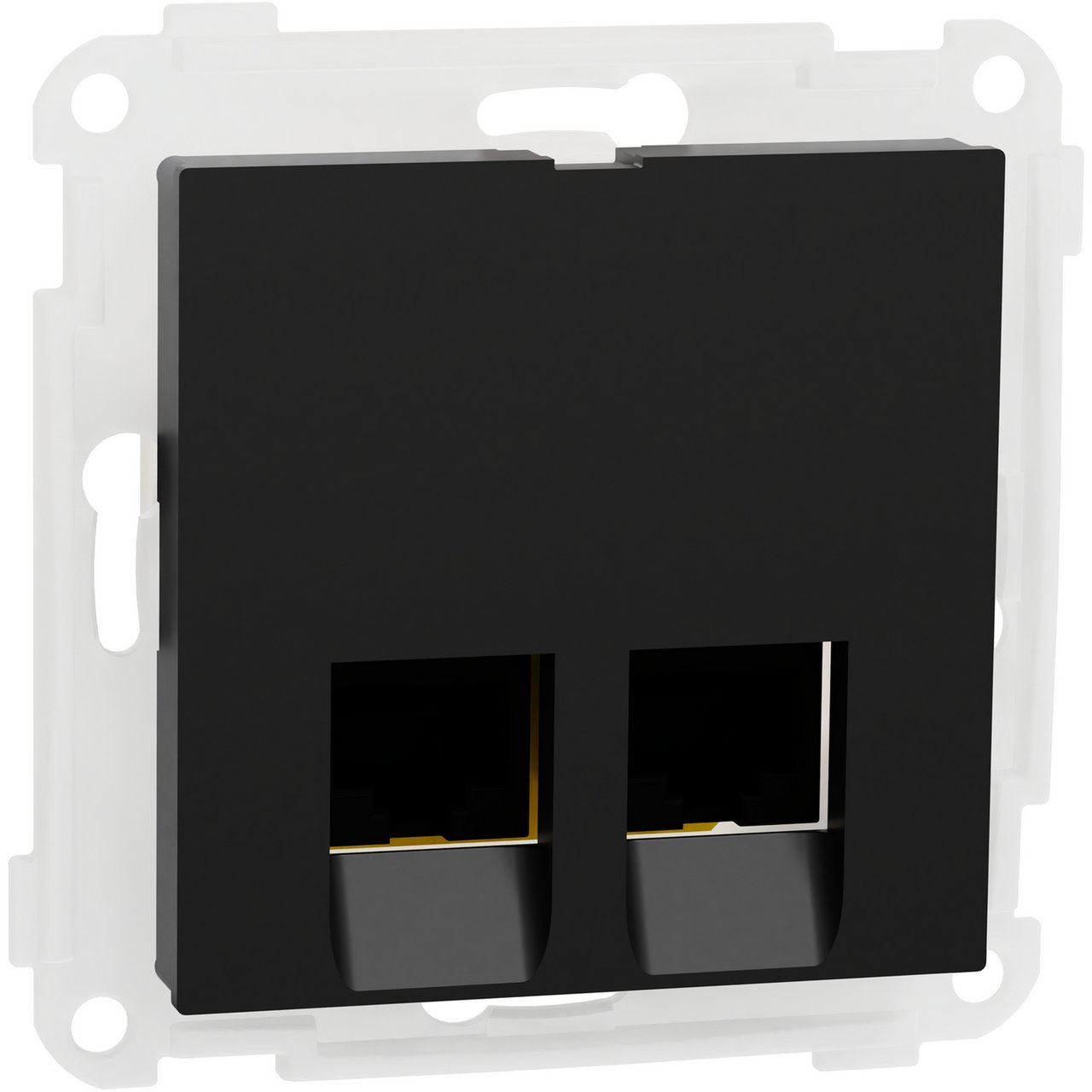 ELKO RS/PLUS MOD. UTTAK 2X8 KAT 6 LSA SORT ELKO RS/PLUS MOD. UTTAK 2X8 KAT 6 LSA SORT