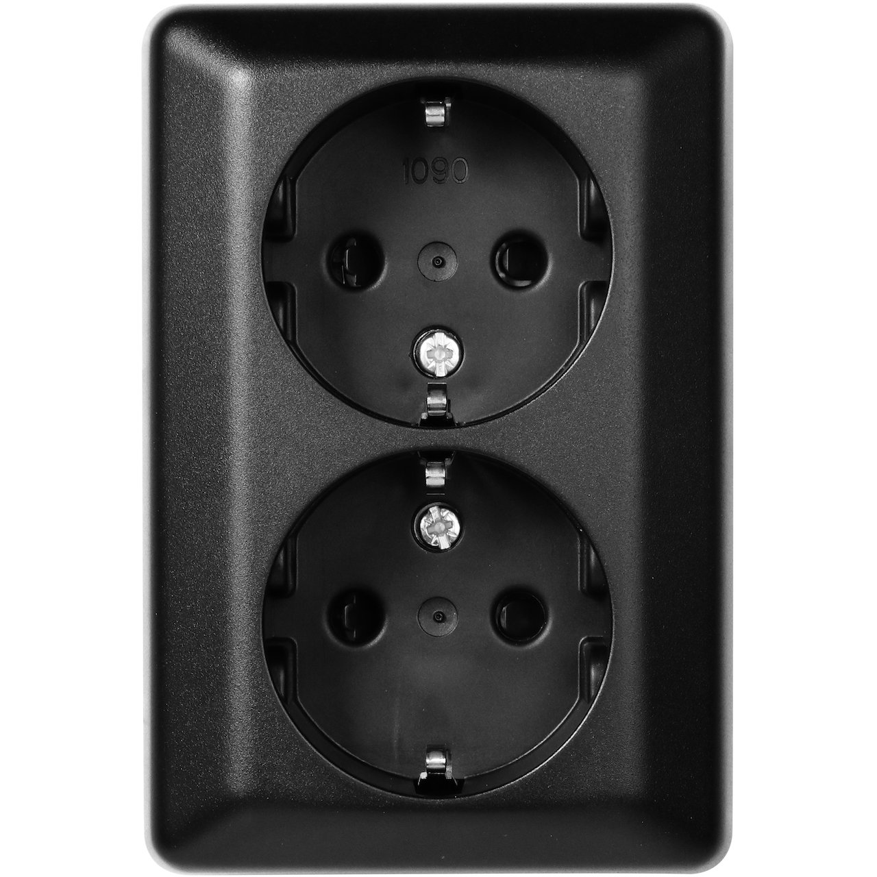 ELKO STIKKONTAKT DOBBEL M/JORD PÅVEGG RS1090 SORT ELKO STIKKONTAKT DOBBEL M/JORD PÅVEGG RS1090 SORT