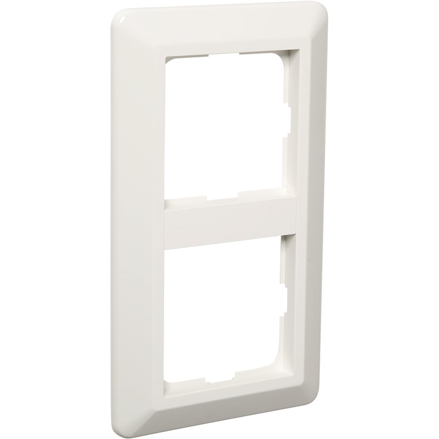 ELKO KOMBINASJONSPLATE 2 HULL 90MM - HVIT ELKO KOMBINASJONSPLATE 2 HULL 90MM - HVIT