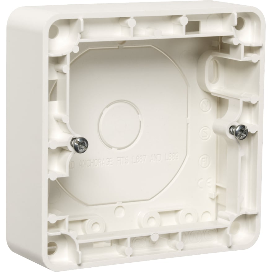 ELKO ENKEL PÅVEGGSKAPPE RS16 25MM HVIT ELKO ENKEL PÅVEGGSKAPPE RS16 25MM HVIT