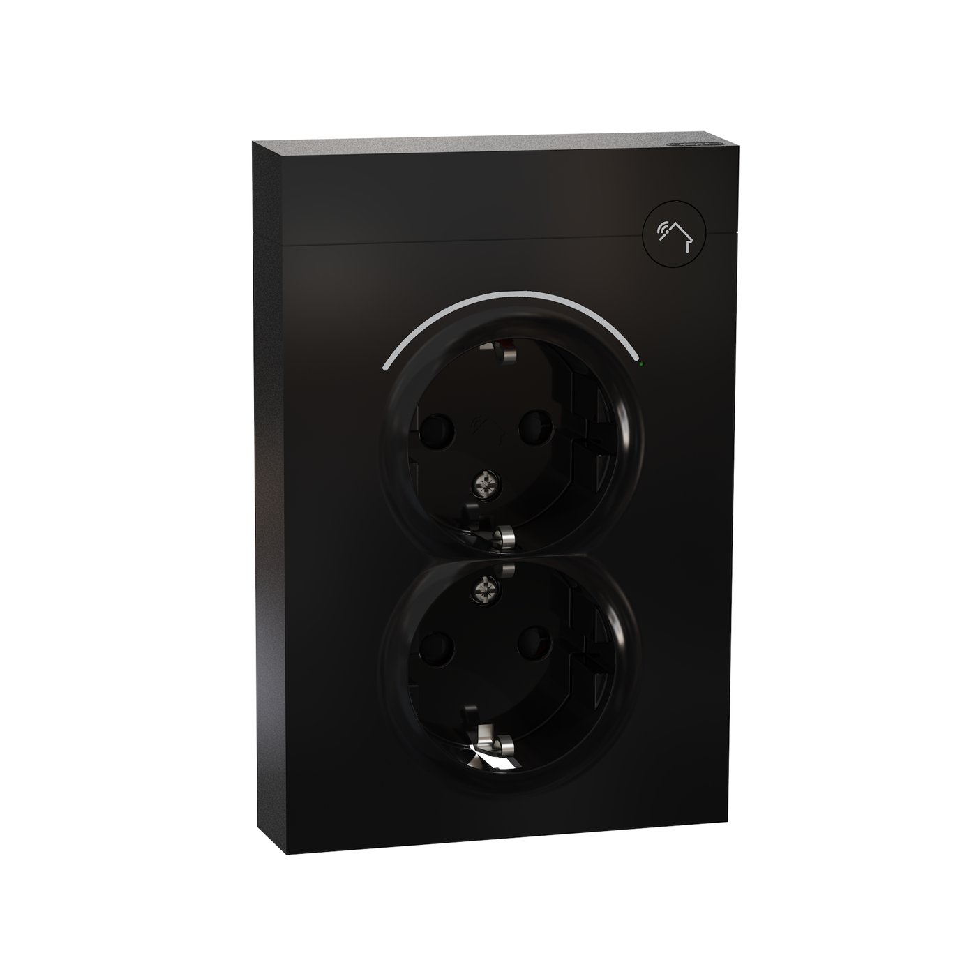 ELKO PLUS SMARTSTIKK DOBBEL 16A INNFELT SORT ELKO PLUS SMARTSTIKK DOBBEL 16A INNFELT SORT