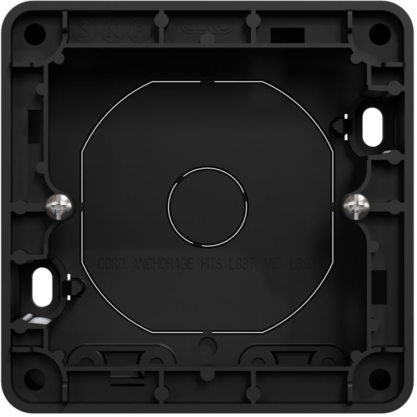 ELKO KAPPE ENKEL 35MM RS SORT ELKO KAPPE ENKEL 35MM RS SORT