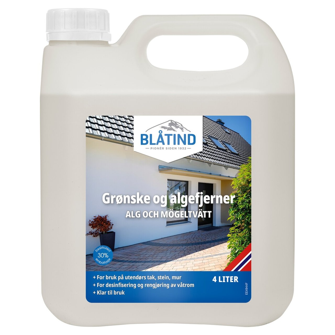 BLÅTIND GRØNSKE OG ALGEFJERNER 4L BLÅTIND GRØNSKE OG ALGEFJERNER 4L