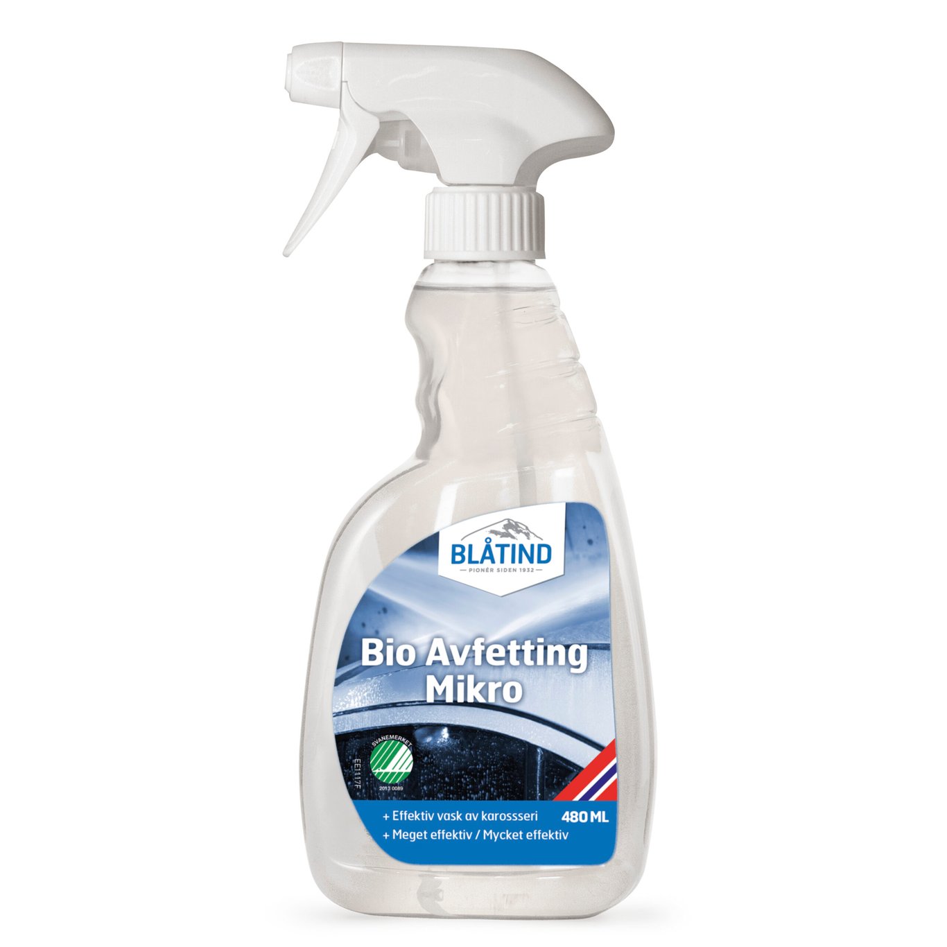 BLÅTIND BIO AVFETTING MIKRO 480ML BLÅTIND BIO AVFETTING MIKRO 480ML