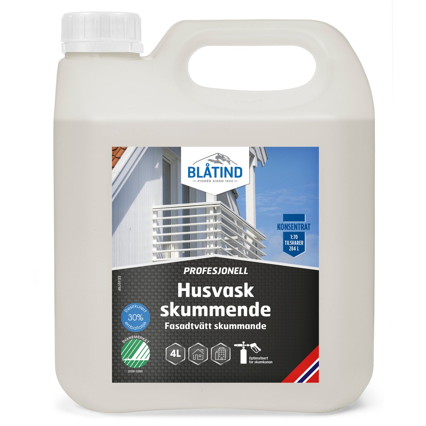 BLÅTIND HUSVASK SKUMMENDE 4L