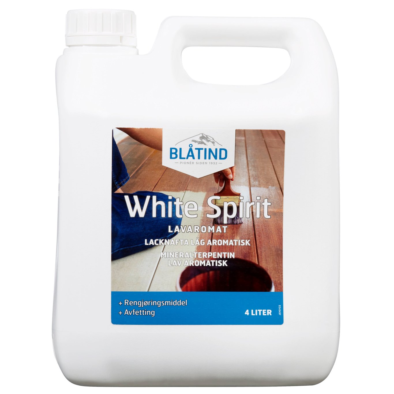 BLÅTIND WHITE SPIRIT LAVAROMAT 4L BLÅTIND WHITE SPIRIT LAVAROMAT 4L