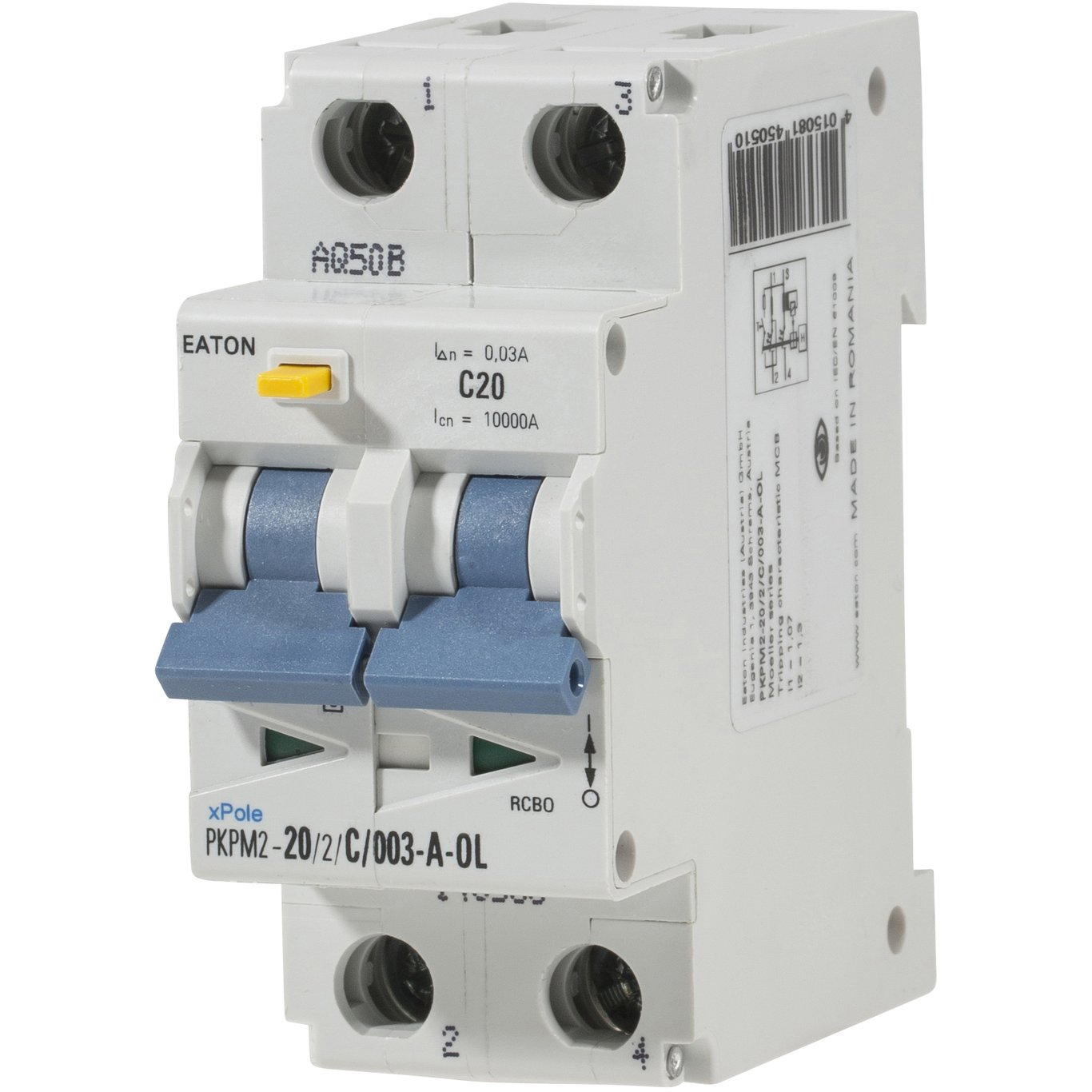 EATON PKPM2 20A/2POL/30MA-A-VARIANT EATON PKPM2 20A/2POL/30MA-A-VARIANT