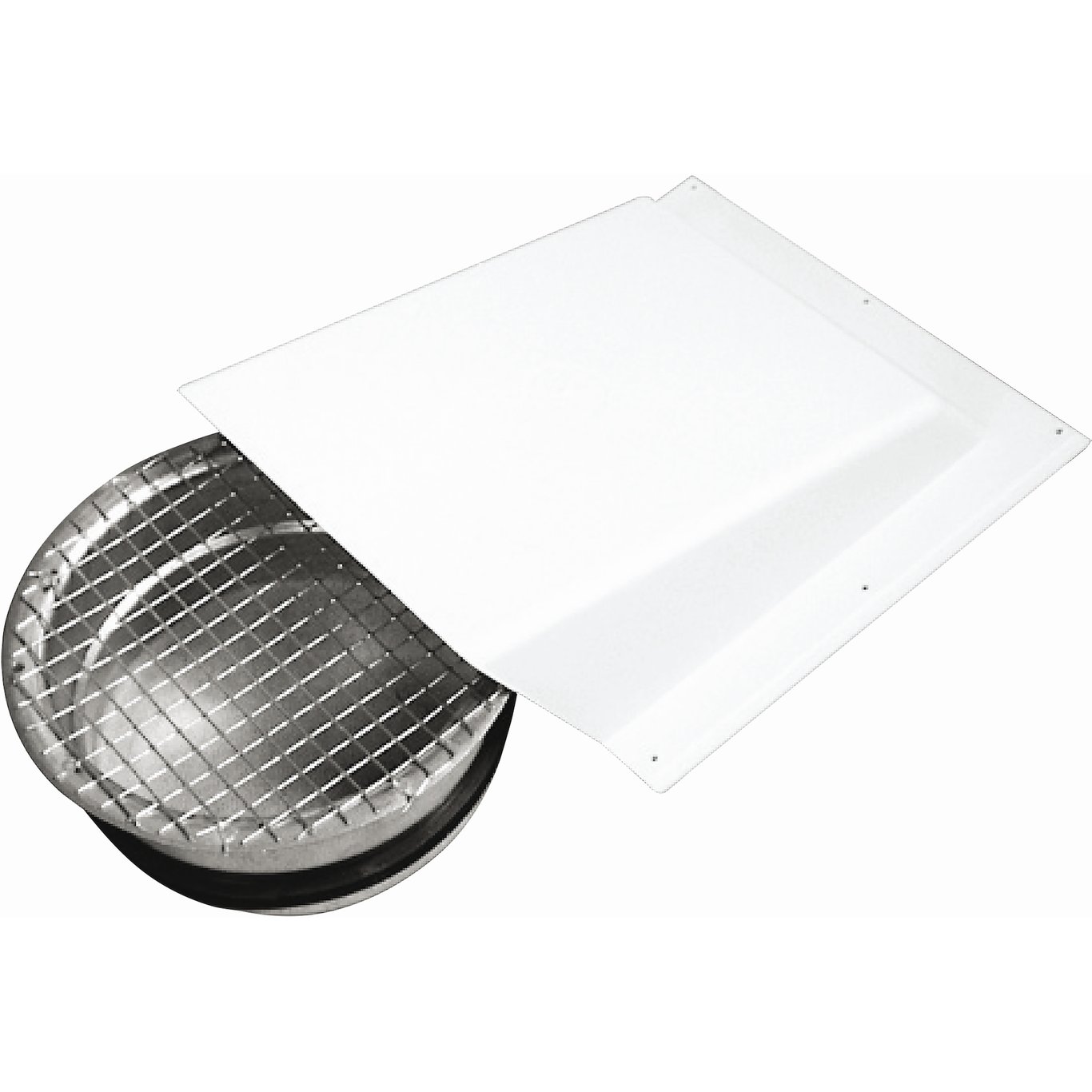 FLEXIT AVKAST/UTELUFTKAPPE INKL. NIPPEL M/GITTER Ø125MM HVIT FLEXIT AVKAST/UTELUFTKAPPE INKL. NIPPEL M/GITTER Ø125MM HVIT