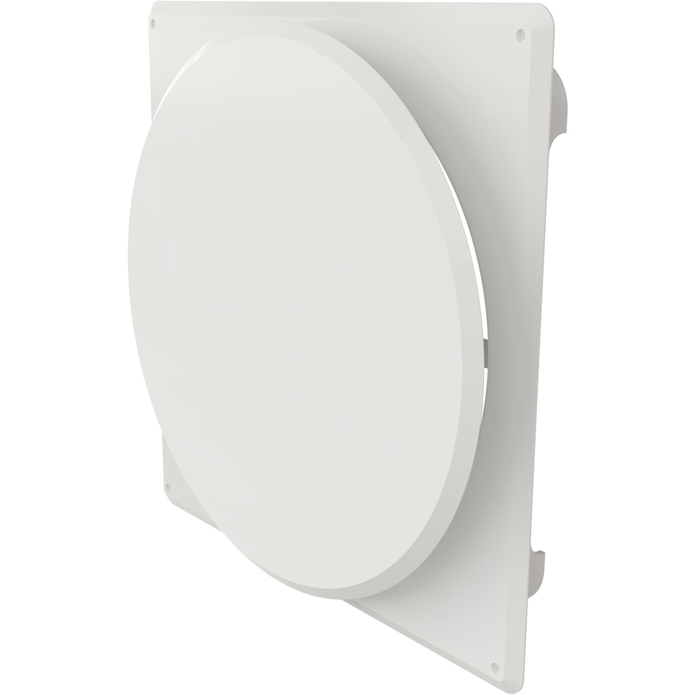 FLEXIT TALLERKENVENTIL 4-KANT KARM/RAMME HVIT FLEXIT TALLERKENVENTIL 4-KANT KARM/RAMME HVIT