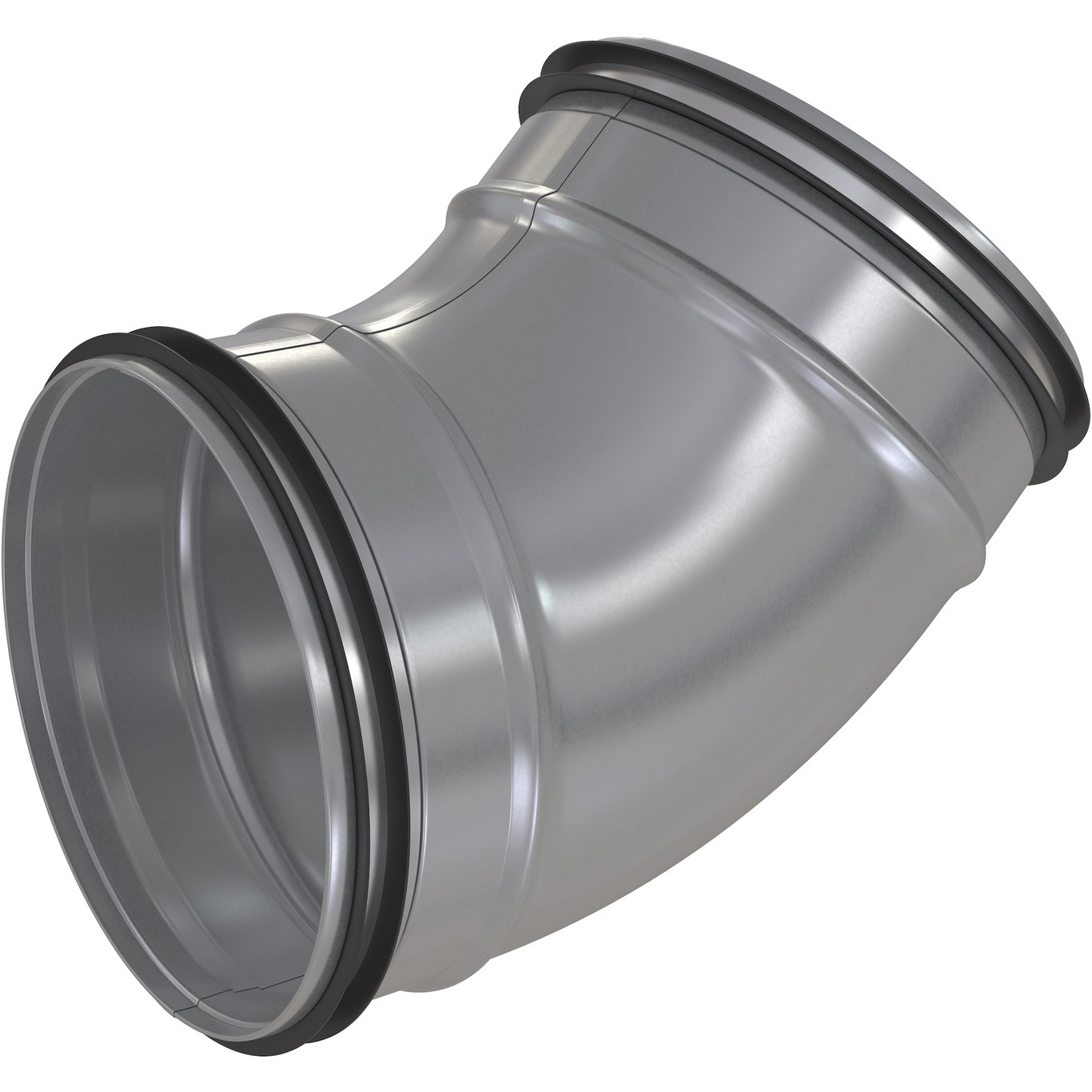 FLEXIT BEND 45° M/PAKNINGER Ø100 FLEXIT BEND 45° M/PAKNINGER Ø100