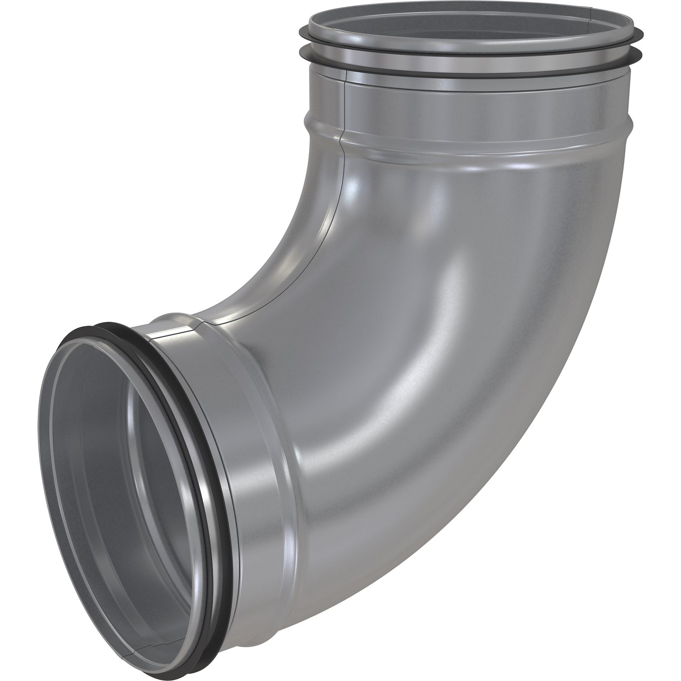 FLEXIT BEND 90° M/PAKNINGER Ø100 FLEXIT BEND 90° M/PAKNINGER Ø100