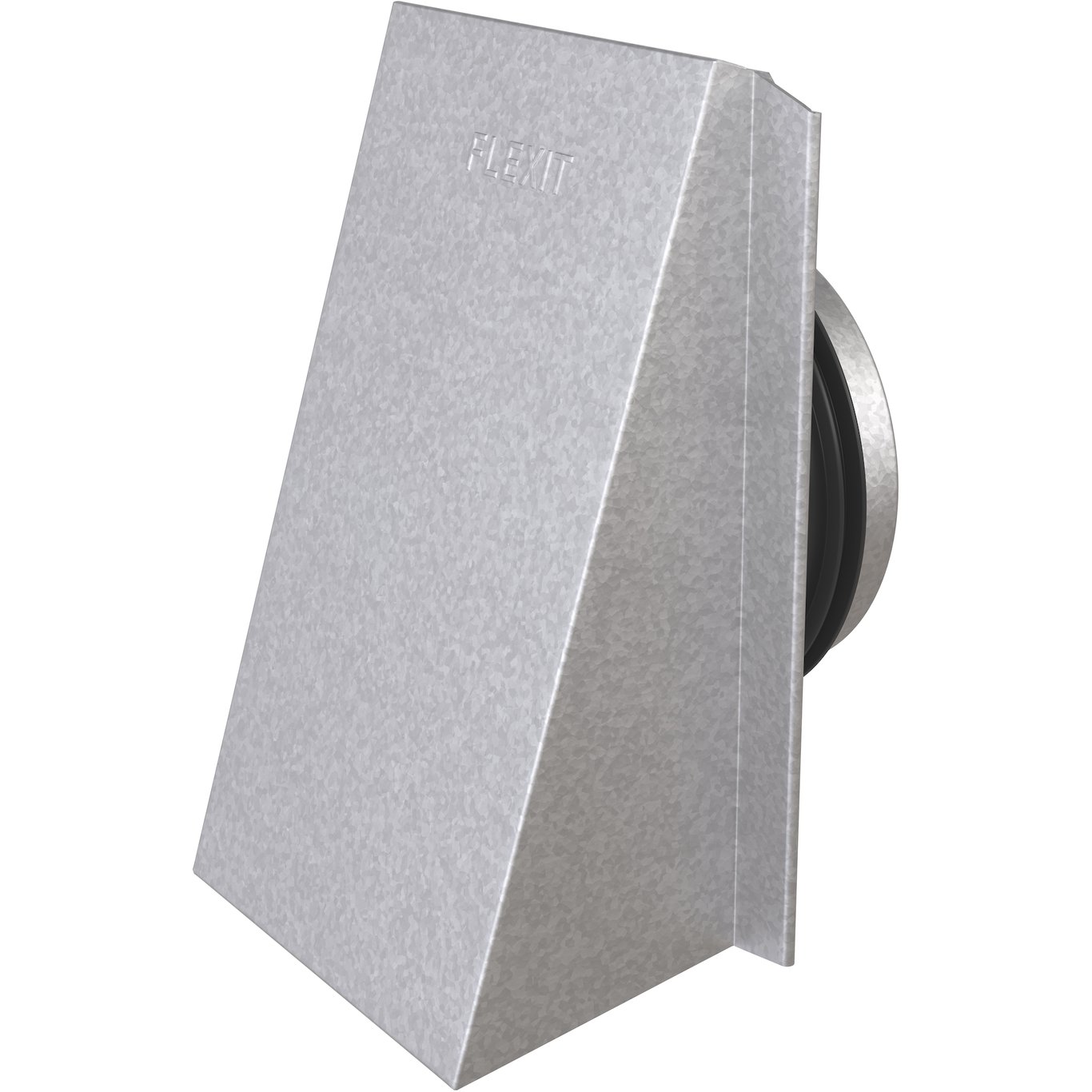 FLEXIT VENTILKAPPE M/NIPPEL STÅL 4"X6" Ø100 FLEXIT VENTILKAPPE M/NIPPEL STÅL 4"X6" Ø100