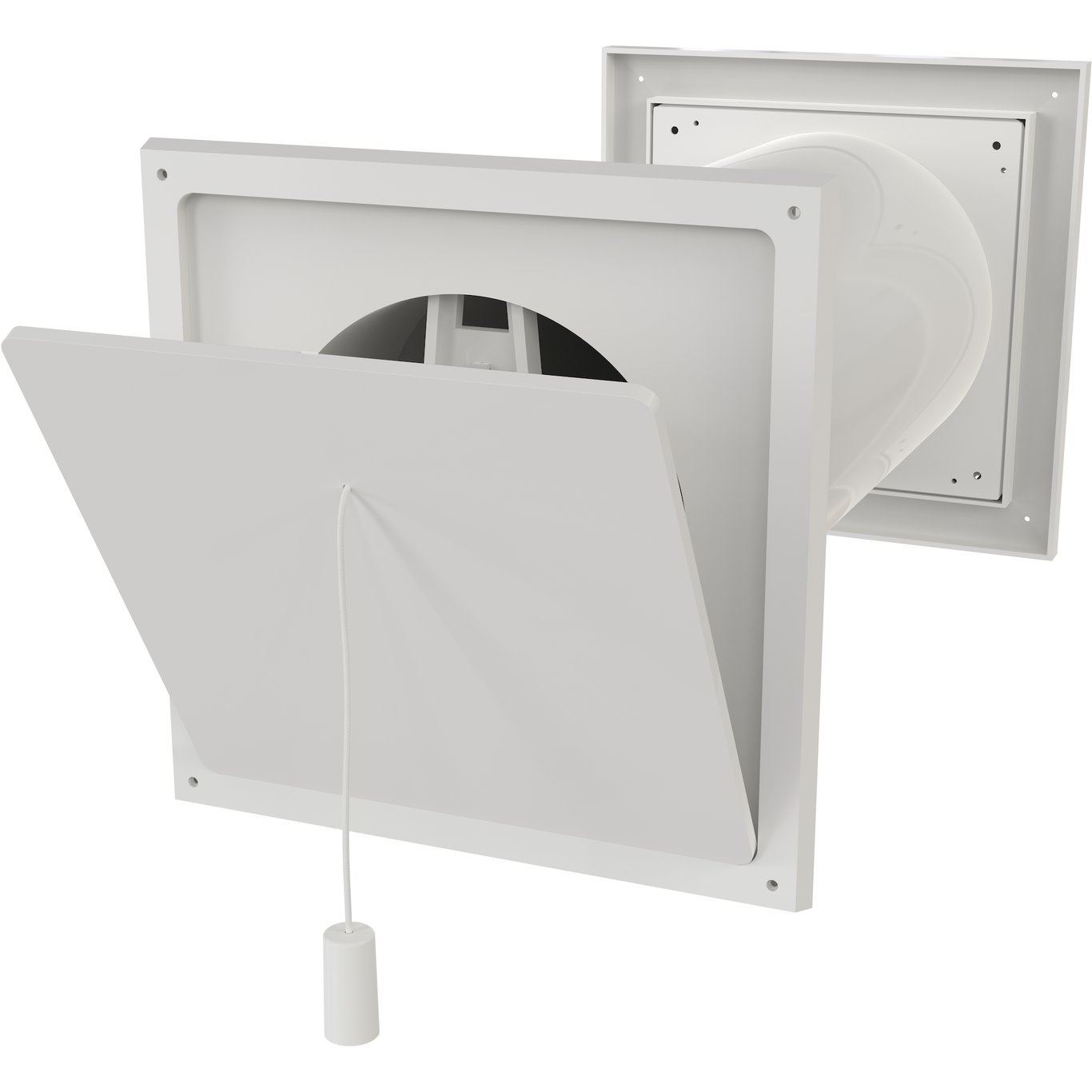 FLEXIT KOMPLETT FRISKLUFTSVENTIL 125 HVIT FLEXIT KOMPLETT FRISKLUFTSVENTIL 125 HVIT