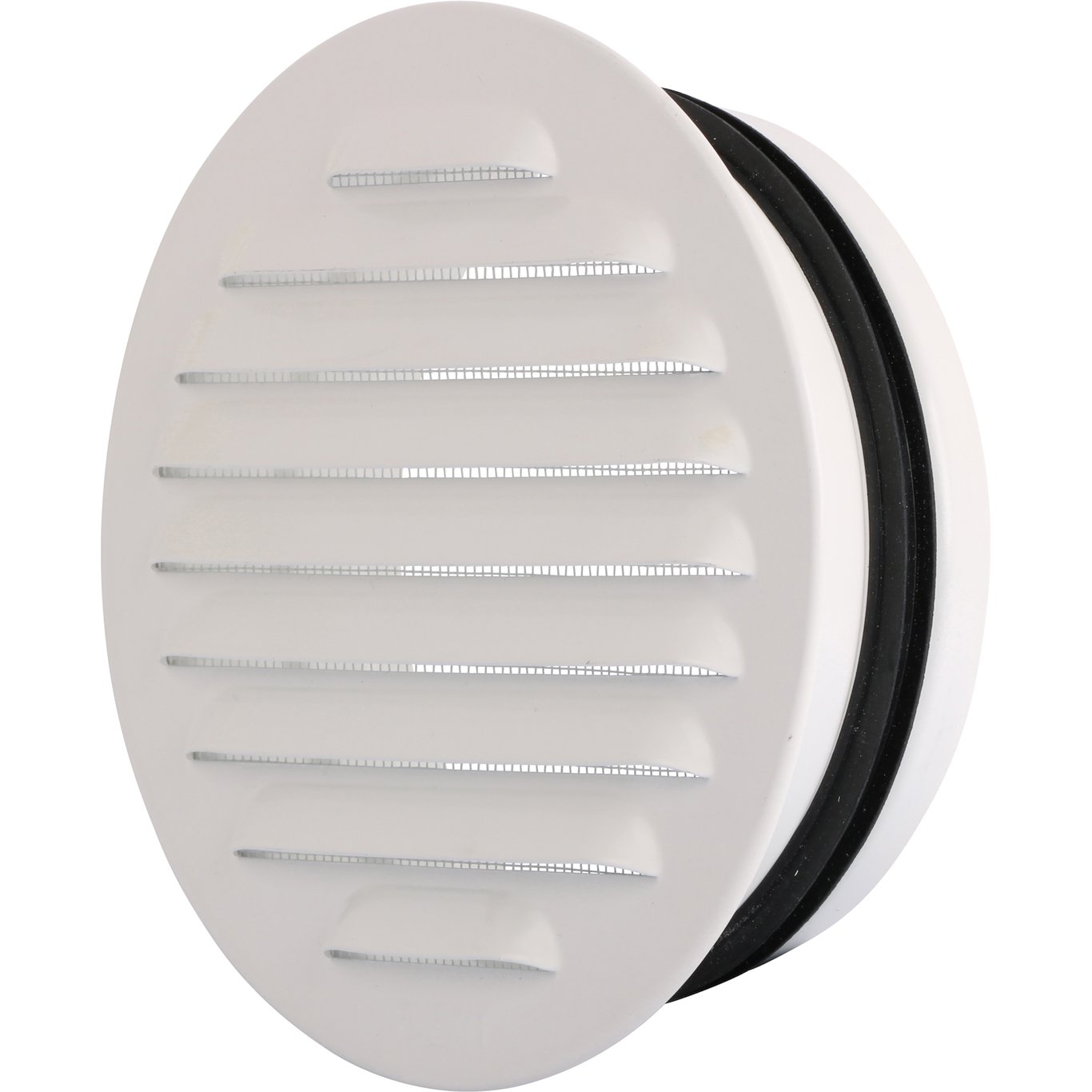 FLEXIT RUND STÅLRIST M/STUSS Ø100MM HVIT FLEXIT RUND STÅLRIST M/STUSS Ø100MM HVIT