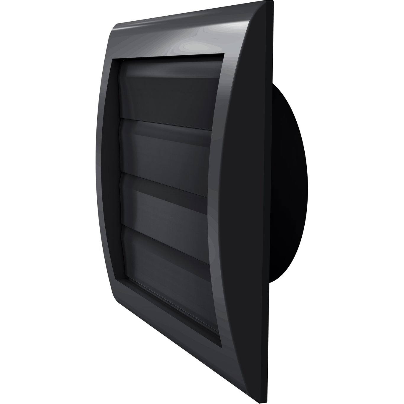 FLEXIT LAMELLVENTIL MW 125 M/RUND STUSS SORT