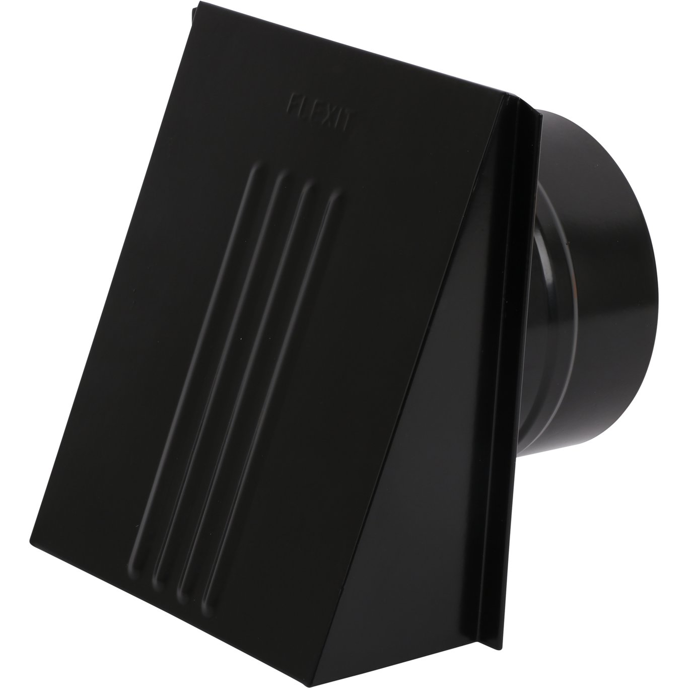 FLEXIT VENTILATORVENTIL M/SPJELD SORT Ø125 FLEXIT VENTILATORVENTIL M/SPJELD SORT Ø125