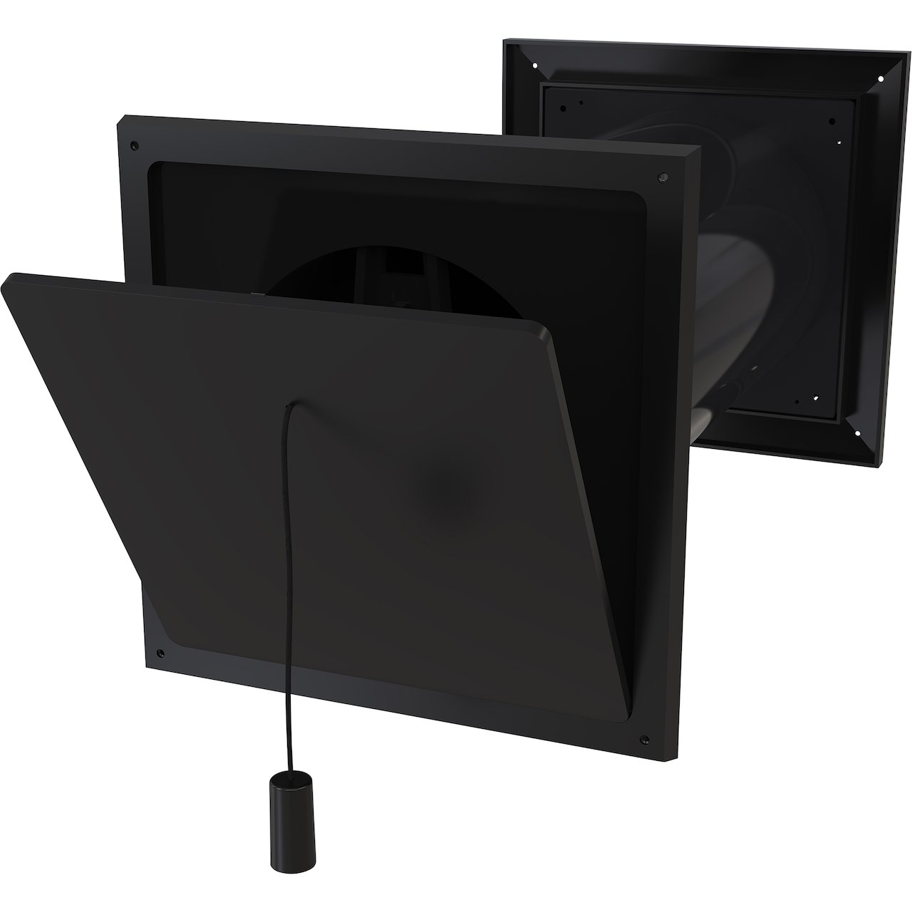 FLEXIT FRISKLUFTSVENTIL 125K SORT FLEXIT FRISKLUFTSVENTIL 125K SORT