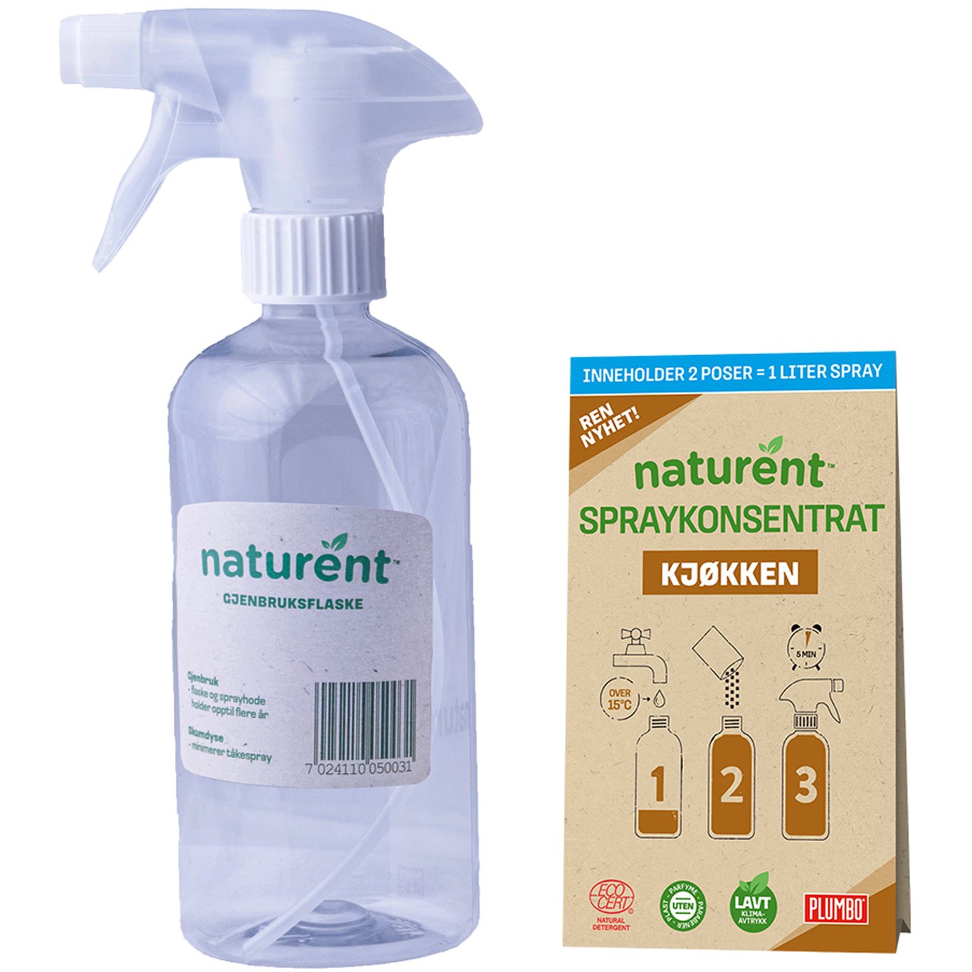 NATURENT SPRAYKONSENTRAT KJØKKEN 500ML NATURENT SPRAYKONSENTRAT KJØKKEN 500ML