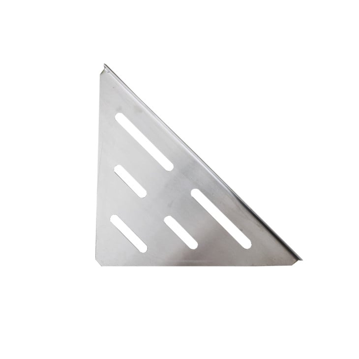 HJØRNEHYLLE TILE IN BØRSTET STÅL