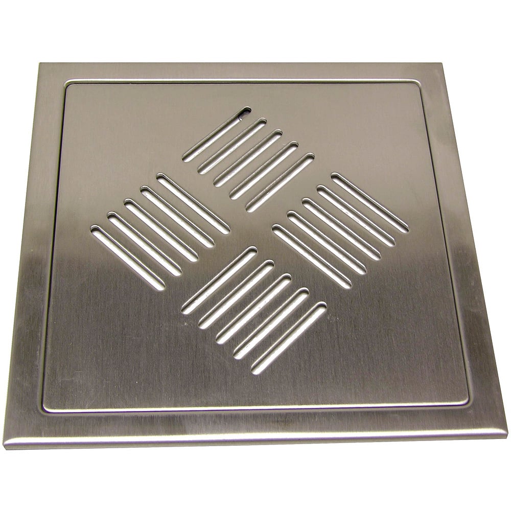 DESIGN SLUKRIST N.3 BØRSTET STÅL 20X20 CM DESIGN SLUKRIST N.3 BØRSTET STÅL 20X20 CM