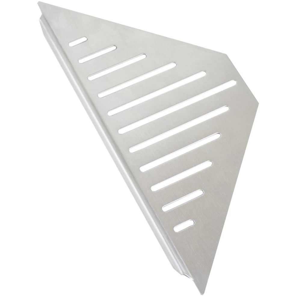 DESIGN HJØRNEHYLLE N°3 FOR DUSJ 1MM BØRSTET STÅL DESIGN HJØRNEHYLLE N°3 FOR DUSJ 1MM BØRSTET STÅL
