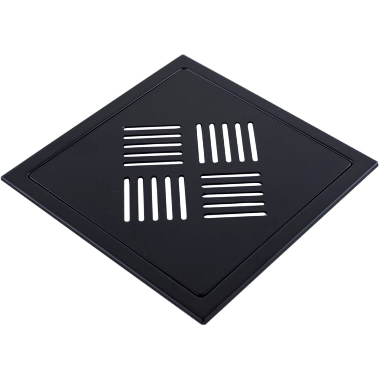 DESIGN SLUKRIST N°3 20X20 CM SORT MATT STÅL DESIGN SLUKRIST N°3 20X20 CM SORT MATT STÅL