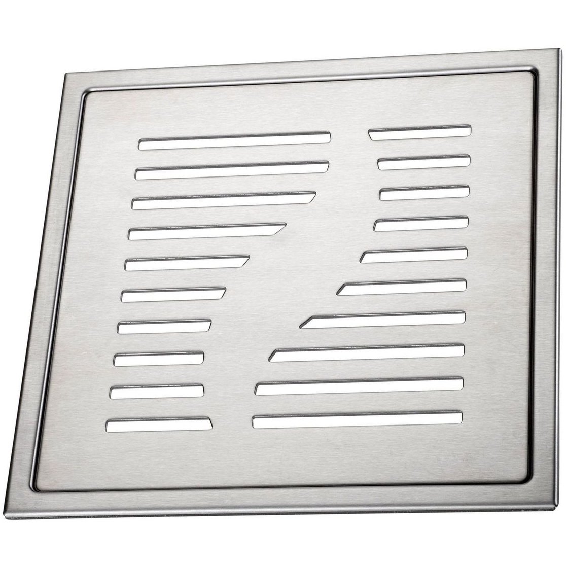 DESIGN SLUKRIST CAPRI 20X20 CM BØRSTET SYREFAST STÅL DESIGN SLUKRIST CAPRI 20X20 CM BØRSTET SYREFAST STÅL