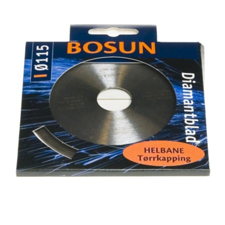 BOSUN DIAMANTBLAD HELBANE 115/22.2 MM STANDARD