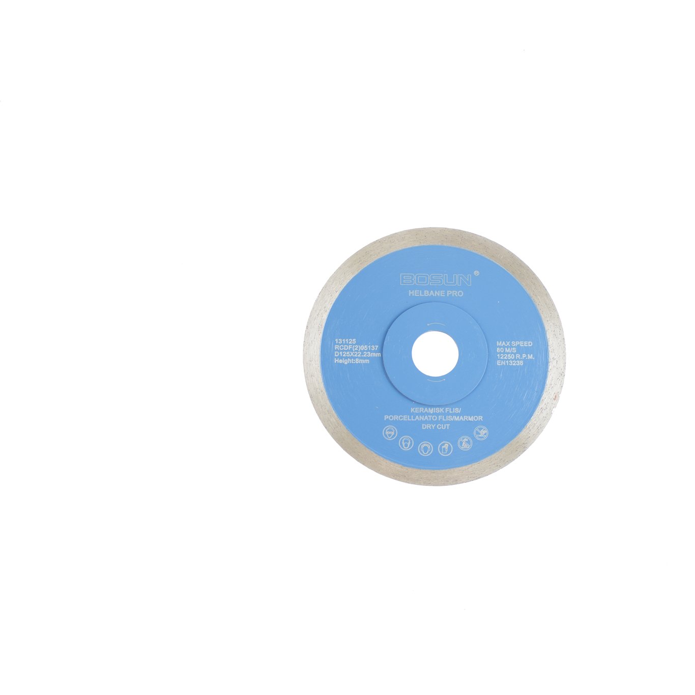 BOSUN DIAMANTBLAD HELBANE 125/22.2 MM PRO BLÅ