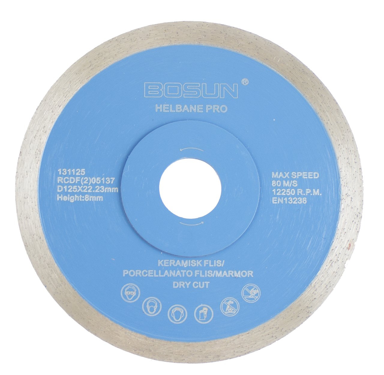 BOSUN DIAMANTBLAD HELBANE 125/22.2 MM PRO BLÅ BOSUN DIAMANTBLAD HELBANE 125/22.2 MM PRO BLÅ