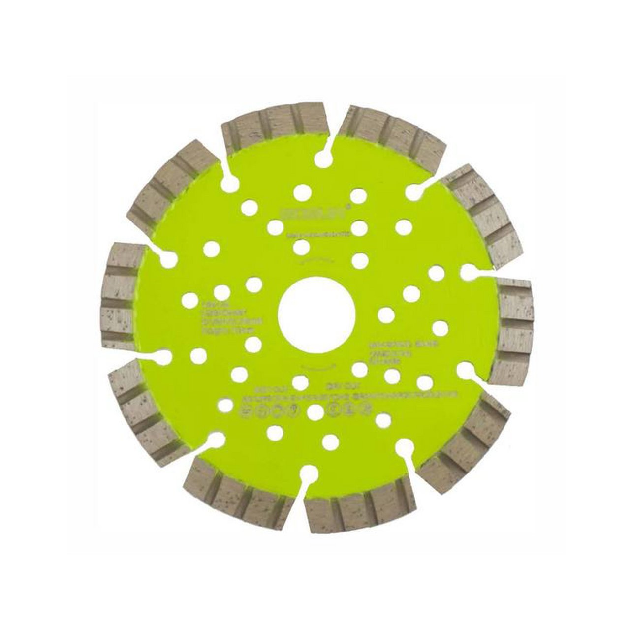 BOSUN DIAMANTBLAD TURBOSEGMENT 125/22,2 MM PRO GRØNN