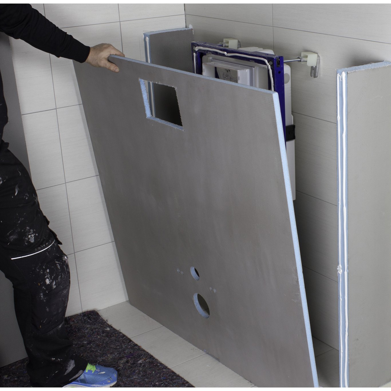 TETTI PLATE FOR VEGGHENGT TOALETT TETTI PLATE FOR VEGGHENGT TOALETT