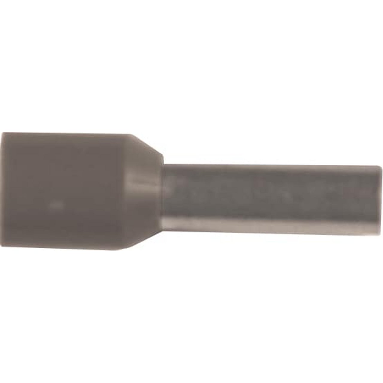 ELITECH ENDEHYLSE ISOLERT 4MM2 12MM GRÅ 10STK