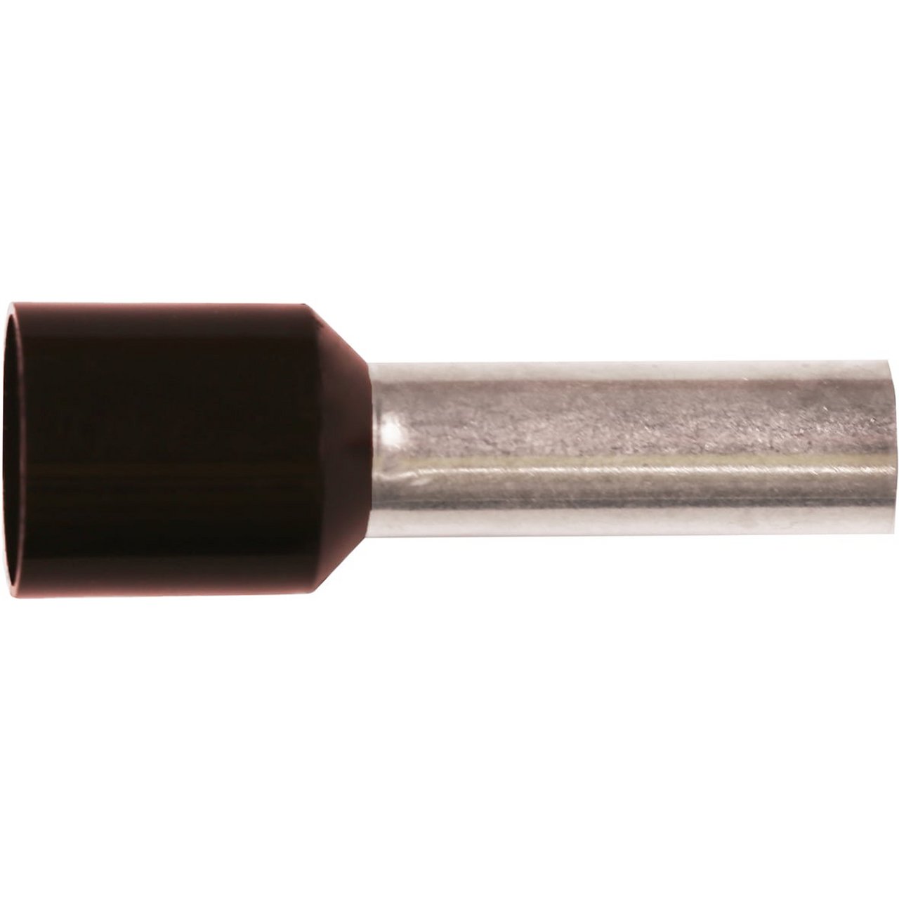 ELITECH ENDEHYLSE ISOLERT 6MM2 18MM SORT 10STK