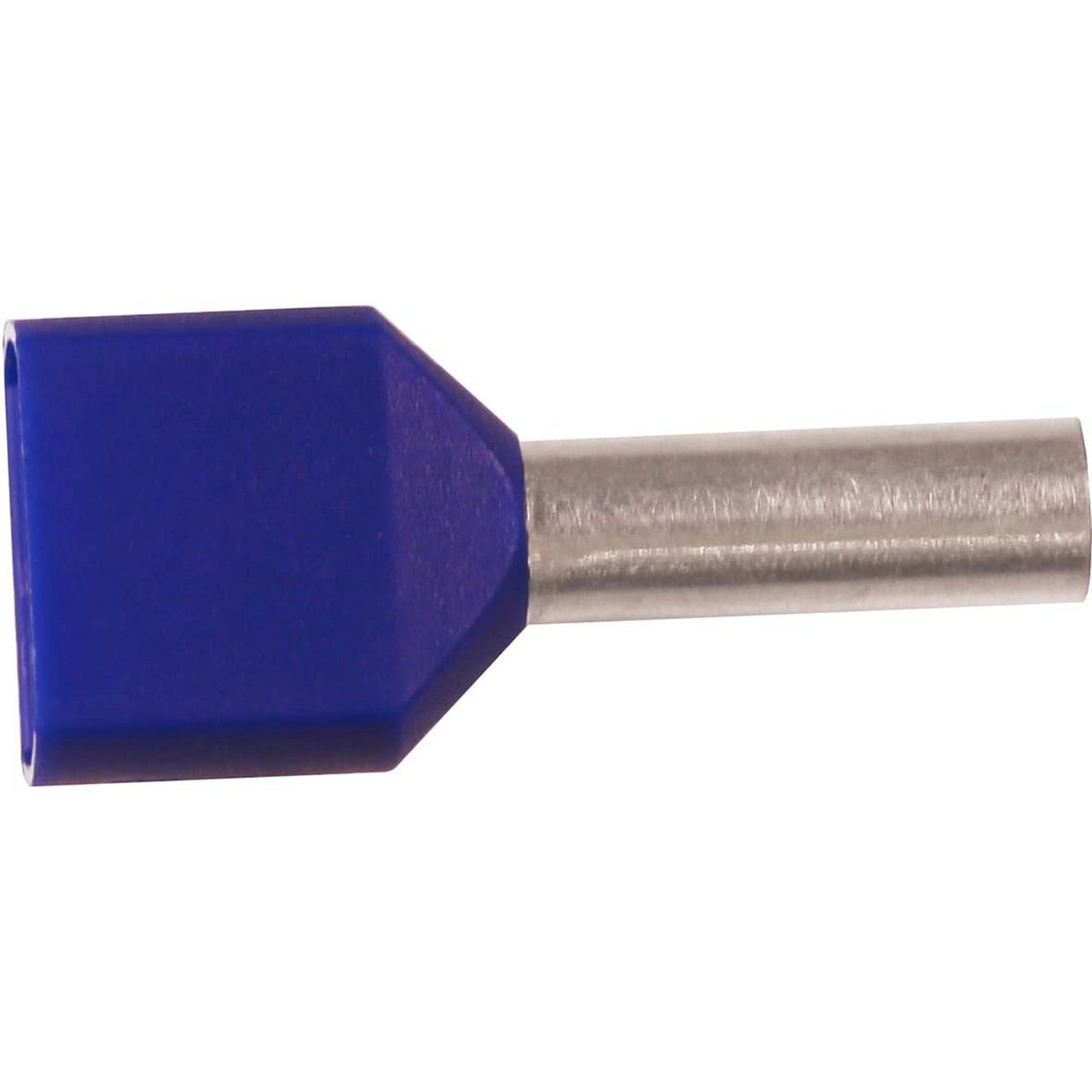 ELITECH ENDEHYLSE ISOLERT DOBBEL 2,5MM2 12MM BLÅ 10STK