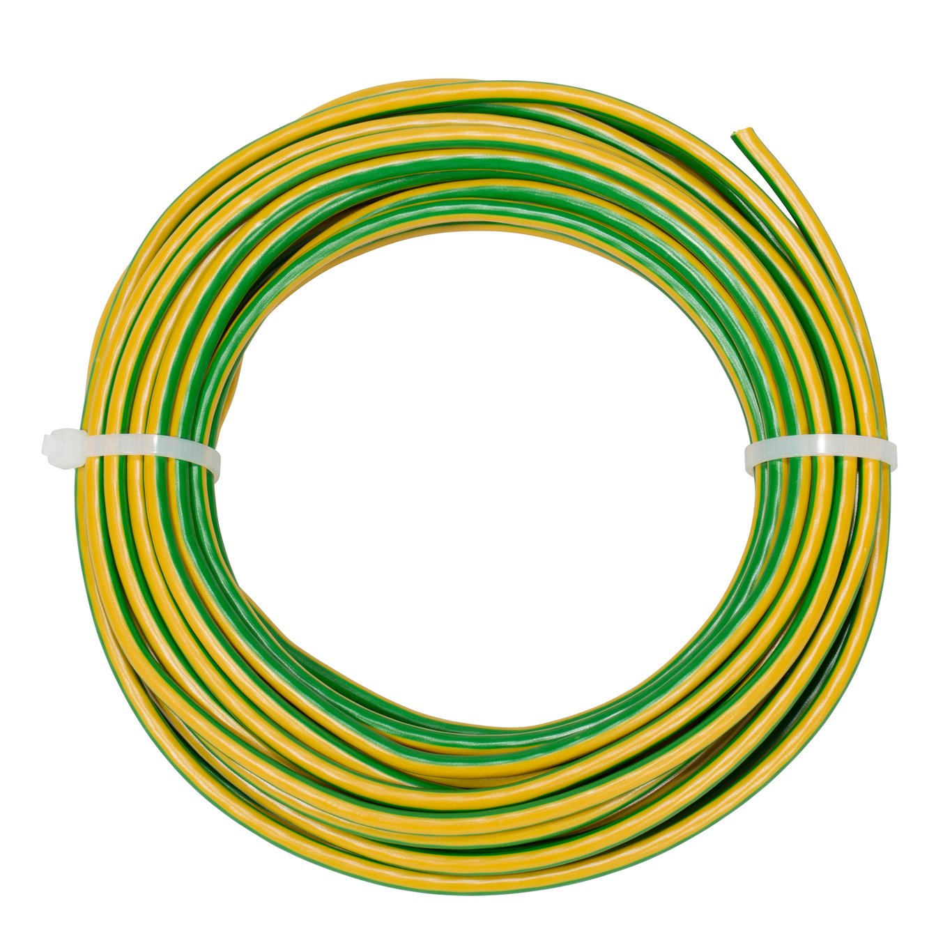 PN 4MM GUL GRØNN BUNT 25 M PN 4MM GUL GRØNN BUNT 25 M