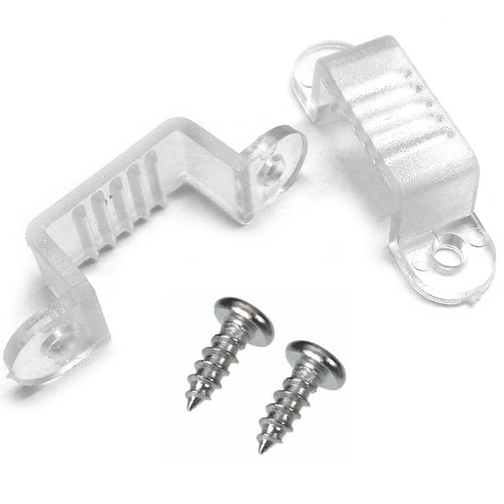 ELITECH FESTEKLIPS TIL LED STRIP ARB BELYSNING 10-PK ELITECH FESTEKLIPS TIL LED STRIP ARB BELYSNING 10-PK