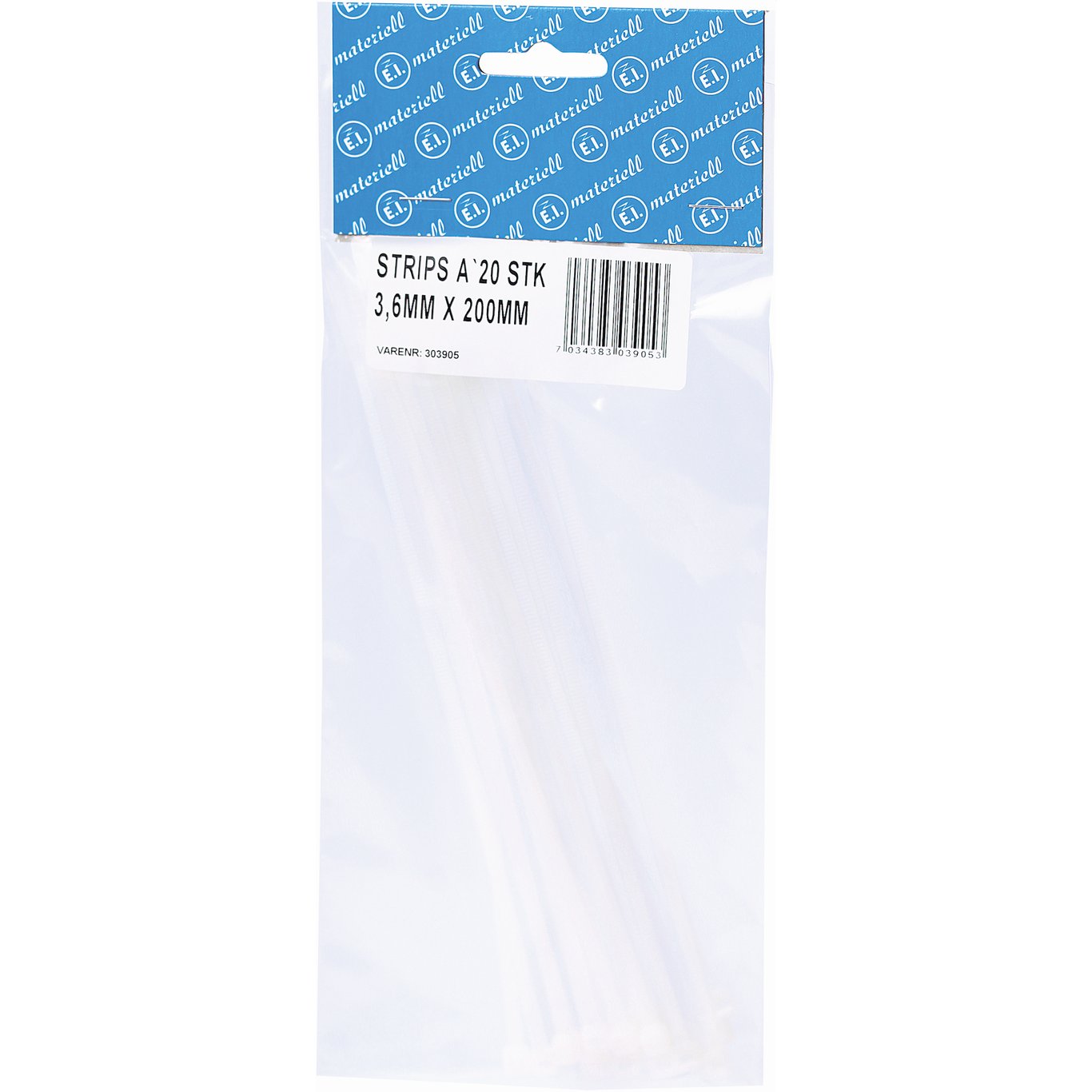 STRIPS 200X3.5MM 20STK NATUR STRIPS 200X3.5MM 20STK NATUR