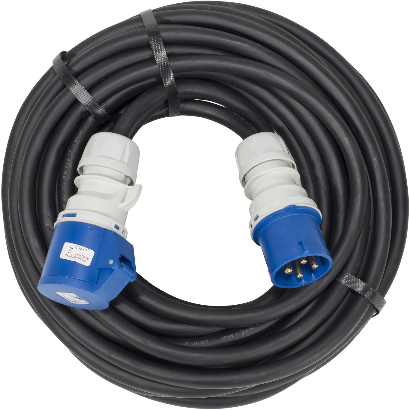 SKJØTEKABEL H07RN-F 4X6 32AMP. 230V 332-9 25METER SKJØTEKABEL H07RN-F 4X6 32AMP. 230V 332-9 25METER