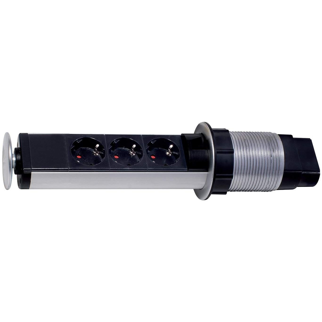 STIKKONTAKT POP-UP 3 UTTAK M/JORD Ø76MM STIKKONTAKT POP-UP 3 UTTAK M/JORD Ø76MM