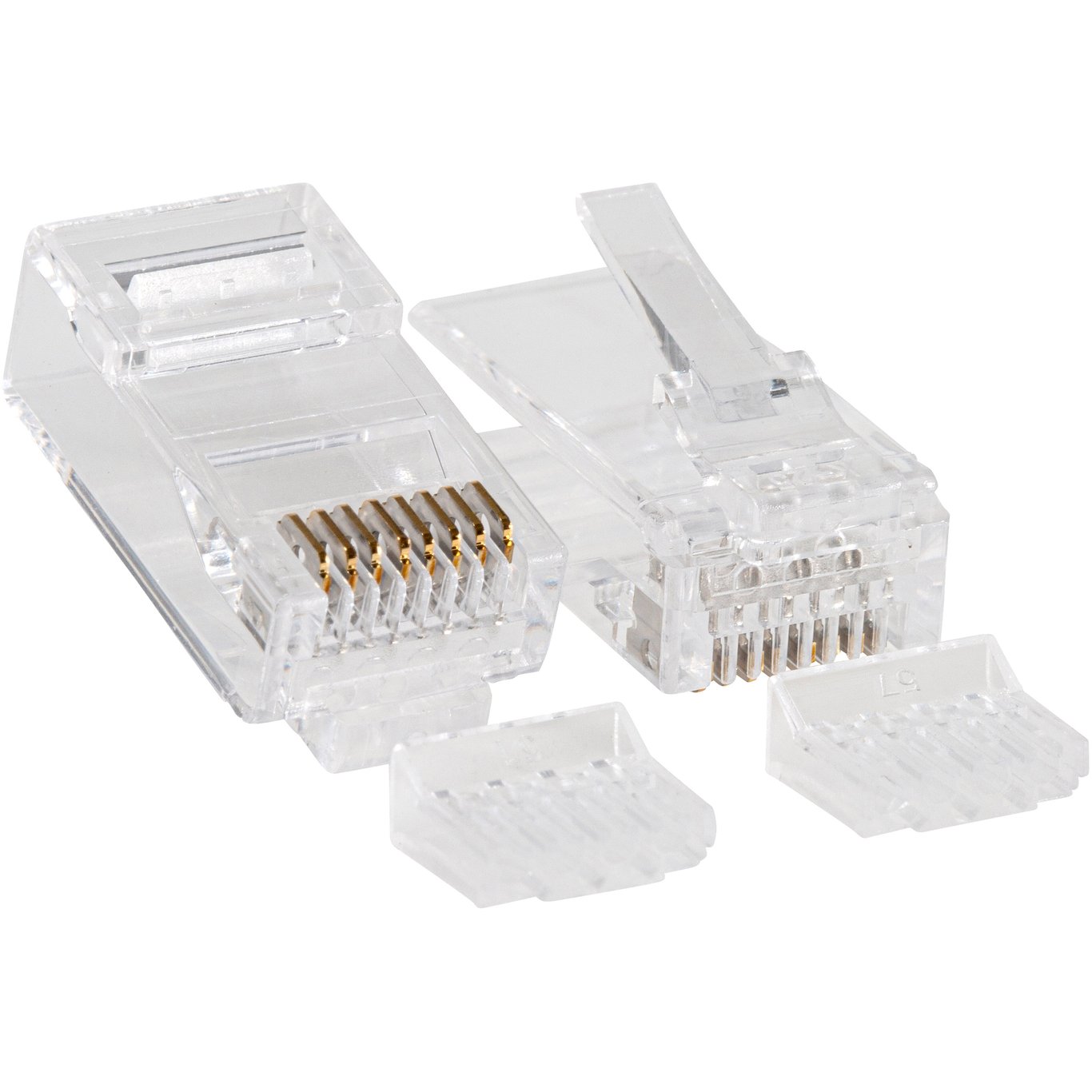 MODULARPLUGG RJ45 8P-8P KAT6 2PK. MODULARPLUGG RJ45 8P-8P KAT6 2PK.