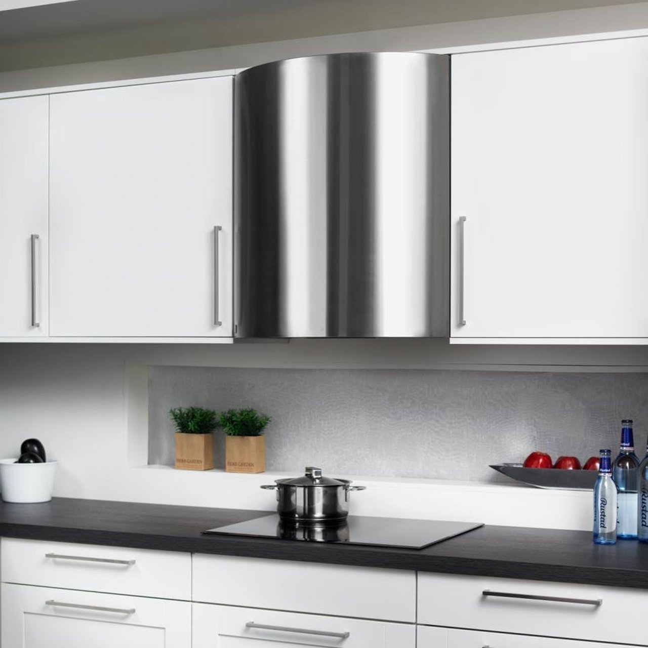 RØROSHETTA CURVE KJØKKENHETTE 60CM ES STÅL RØROSHETTA CURVE KJØKKENHETTE 60CM ES STÅL