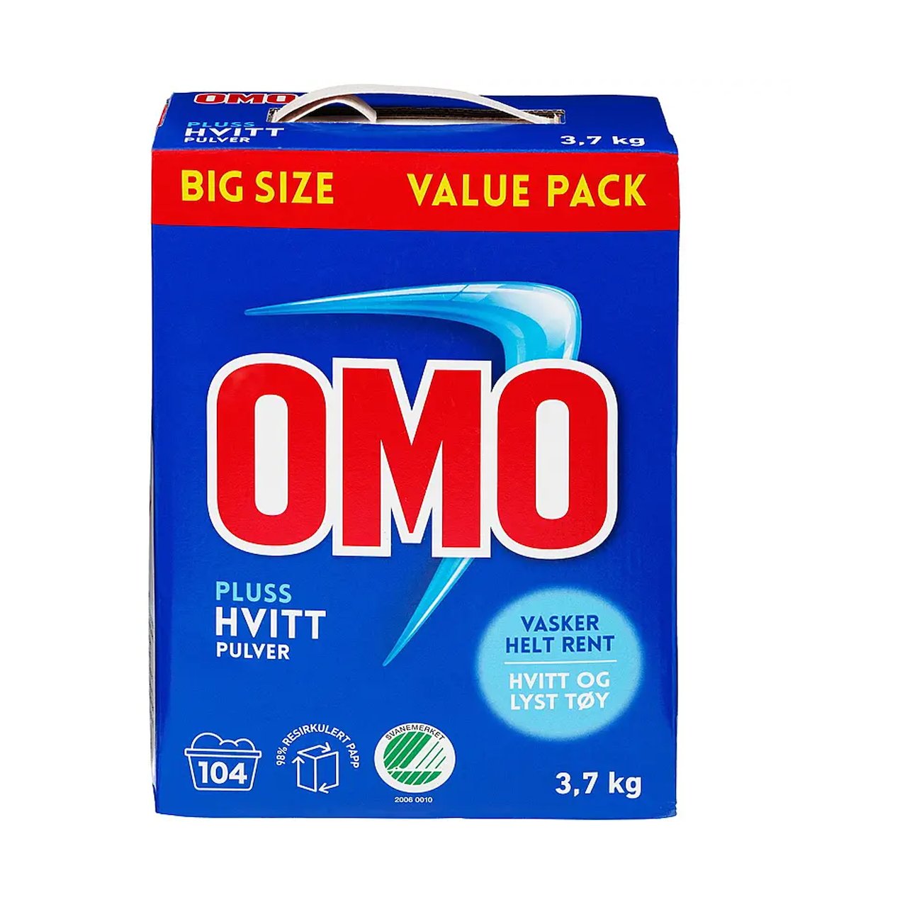 OMO PLUSS HVITT 3,7KG OMO PLUSS HVITT 3,7KG