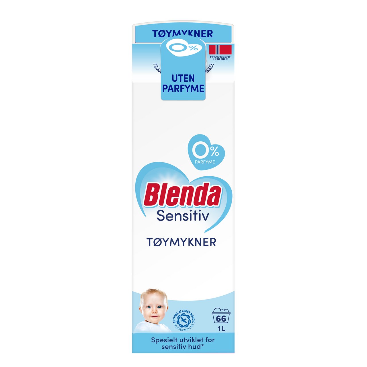 BLENDA SENSITIV TØYMYKNER 1L BLENDA SENSITIV TØYMYKNER 1L