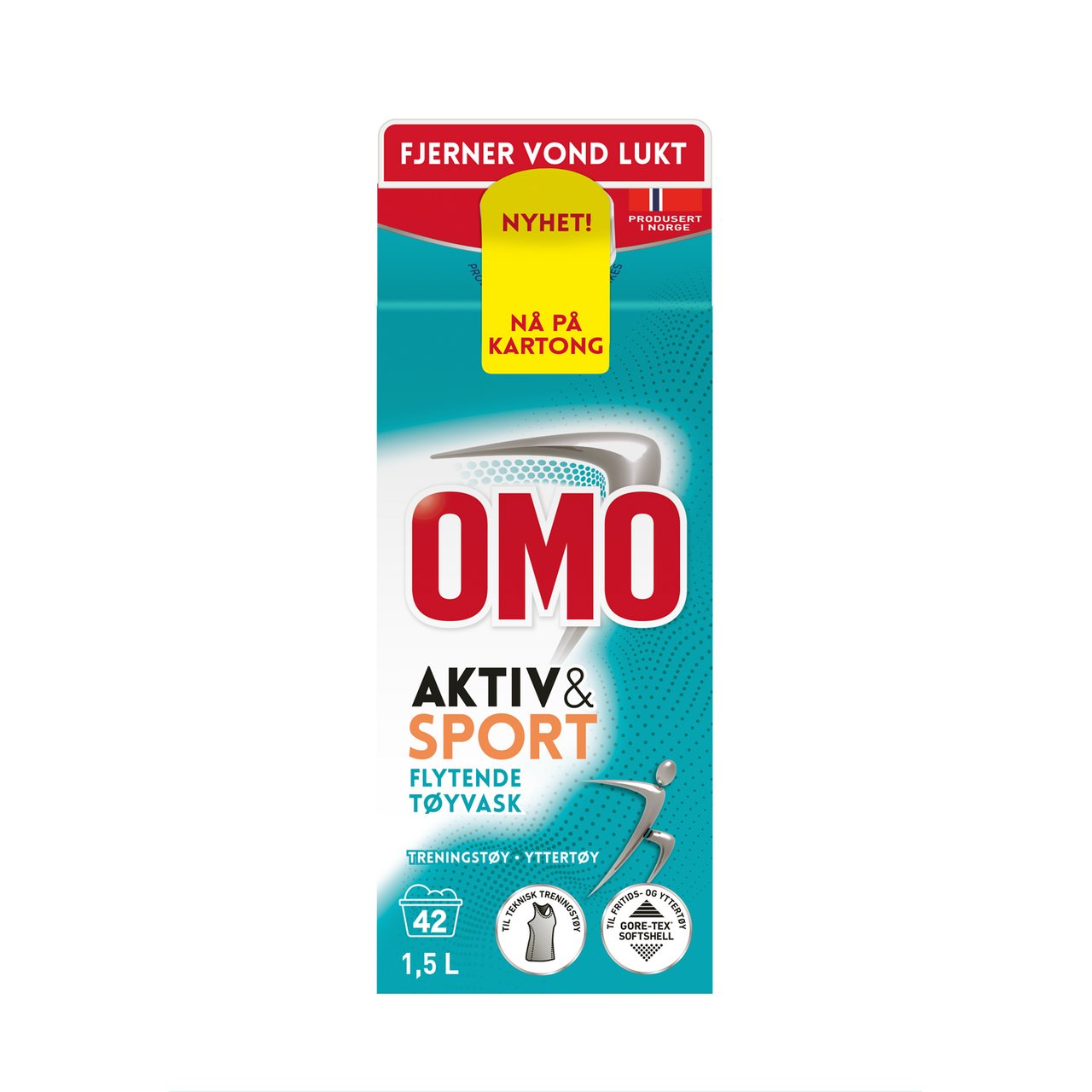 OMO AKTIV & SPORT TØYVASK 1,5L OMO AKTIV & SPORT TØYVASK 1,5L